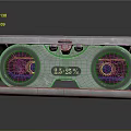 Metallic Device With Dual Circular Components And 2.5 25% Display Panel