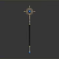 Scepter Ancient Scepter Cane Ancient Scepter Magic Scepter Metal Scepter Classical Scepter Magic Scepter 3d model