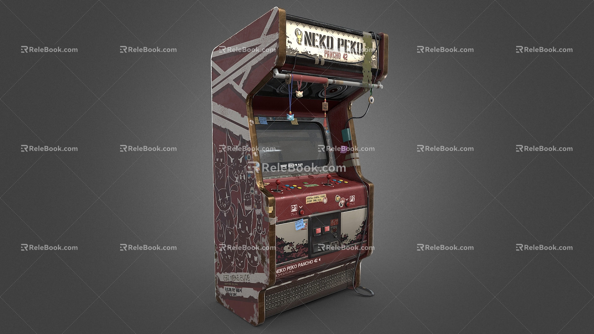 Arcade arcade game machine entertainment equipment model