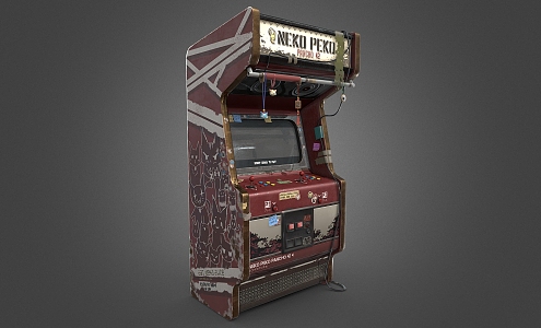 Arcade arcade game machine entertainment equipment 3d model