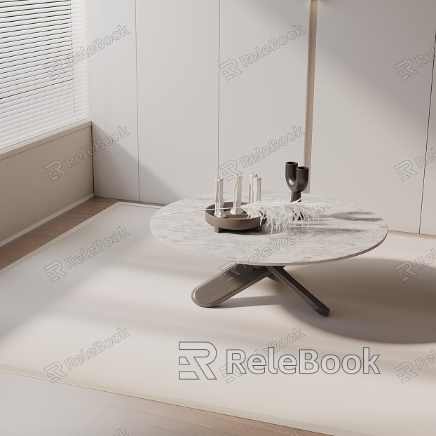 Modern coffee table model