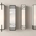 Modern Wall Sconces With Traditional Patterns And Sleek Designs For Home 3d model
