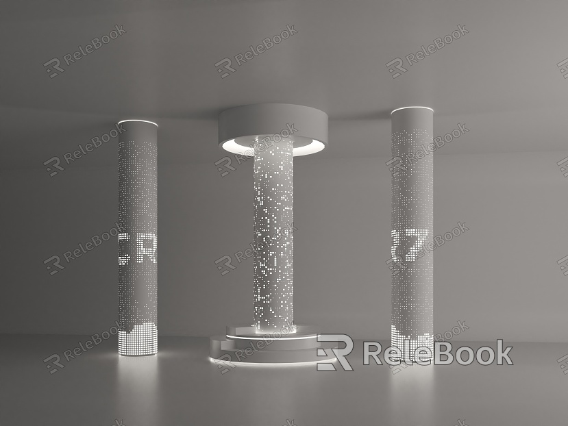 Modern Decorative Column model