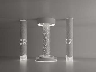 Modern Decorative Column 3d model