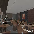 Hotel Lobby Modern Interior Design With Black Marble Floor Chandelier Sofa Windows And Decorative Wall