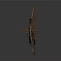 Metal Windmill Structure With Star Shaped Blades And Support Framework