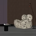Modern Lazy Sofa 3d model