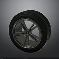 High Quality Car Parts Alloy Wheel Rim And Rubber Tire With Tread Pattern