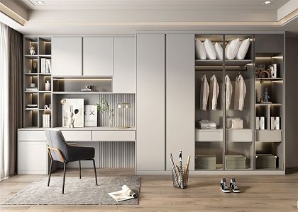 Modern wardrobe 3d model