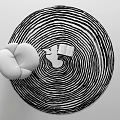 Modern Round Carpet 3d model