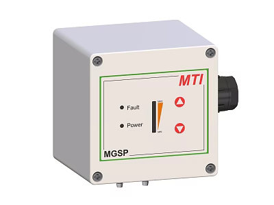 MTI MGSP Industrial Equipment with Fault Power Indicators and Control Knob 3d model