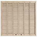Quiet shutters and windows 3d model