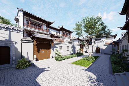 Villa Building 3d model