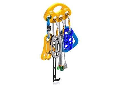 Mountaineering Lock Fastener Lock Safety Lock Rock Climbing Tools Mountaineering Tools 3d model