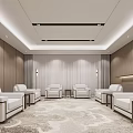 Modern Reception Room 3d model