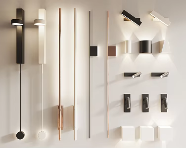 Modern wall lamp 3d model