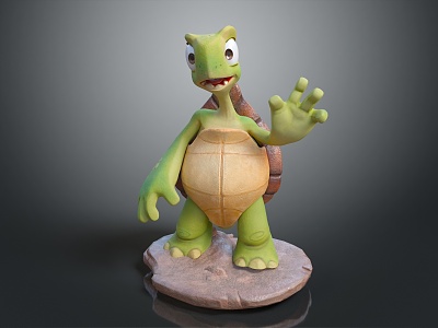 Modern Turtle Cartoon Turtle Snapping Turtle model