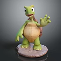 Modern Turtle Cartoon Turtle Snapping Turtle 3d model