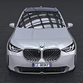 White BMW SUV With Modern Design Sleek Body Black Alloy Wheels And Panoramic Sunroof