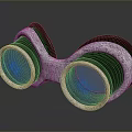 Vintage Metal And Leather Binoculars With Classic Design For Daily Use