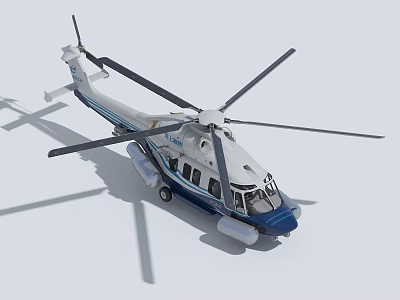 Modern Helicopter 3d model Modern Helicopter 3d model