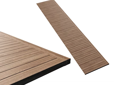 Natural Wood Grain Wooden Floor Planks With Smooth Surface And Long Design 3d model