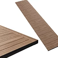 Natural Wood Grain Wooden Floor Planks With Smooth Surface And Long Design