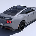 Car sports car Ford Mustang Sedan Mustang GT Car 3d model