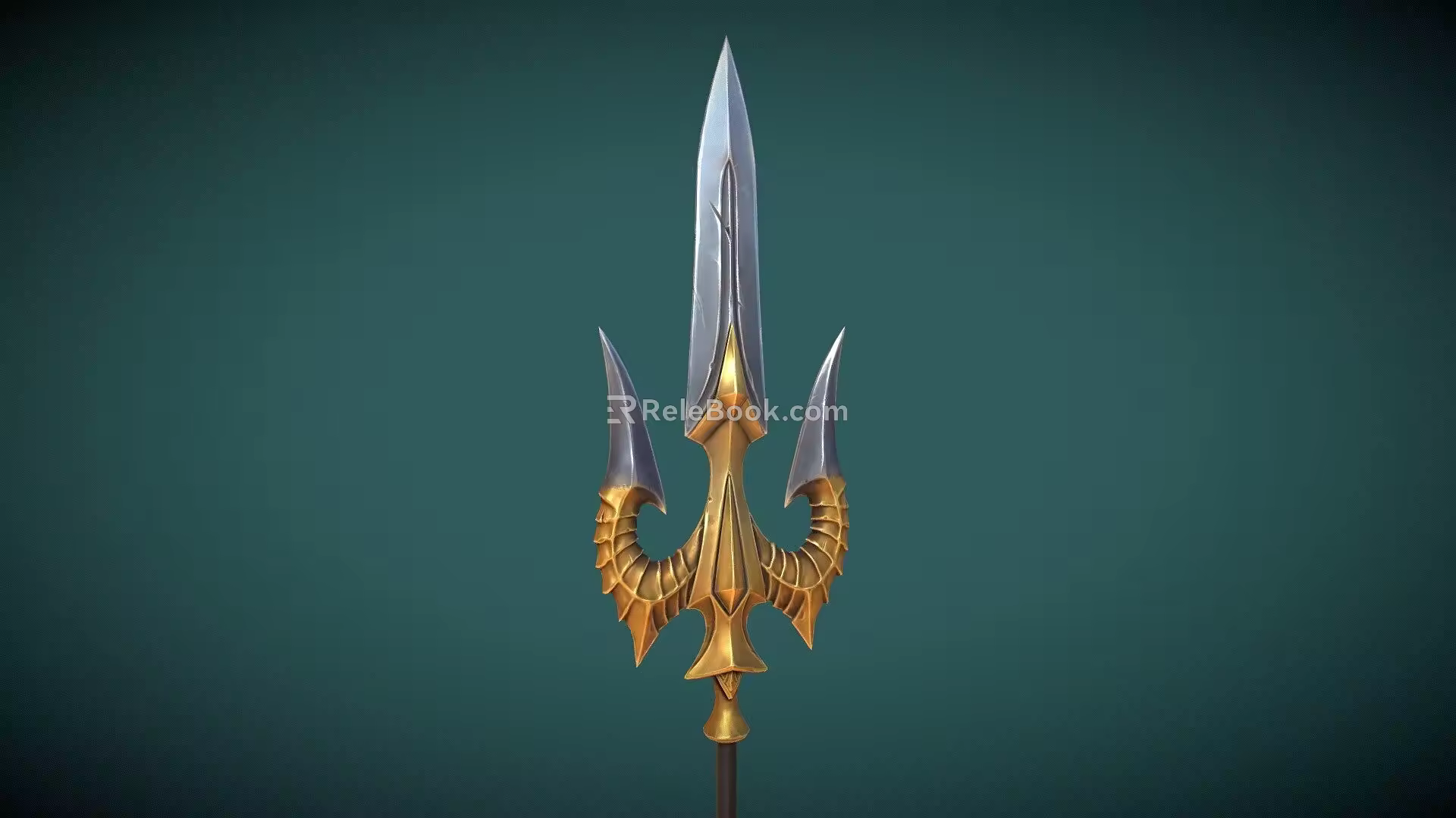 Fantasy Trident 3d model