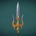 Fantasy Trident 3d model