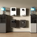 Household Electrical Appliances Modern Water Dispensers Floor Standing And Wall Mounted Designs With Water Bottles