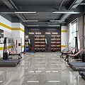 Modern Gym Simple Gym 3d model