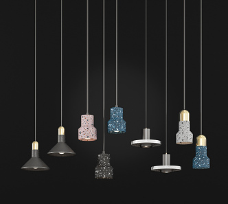 Nordic chandelier 3d model