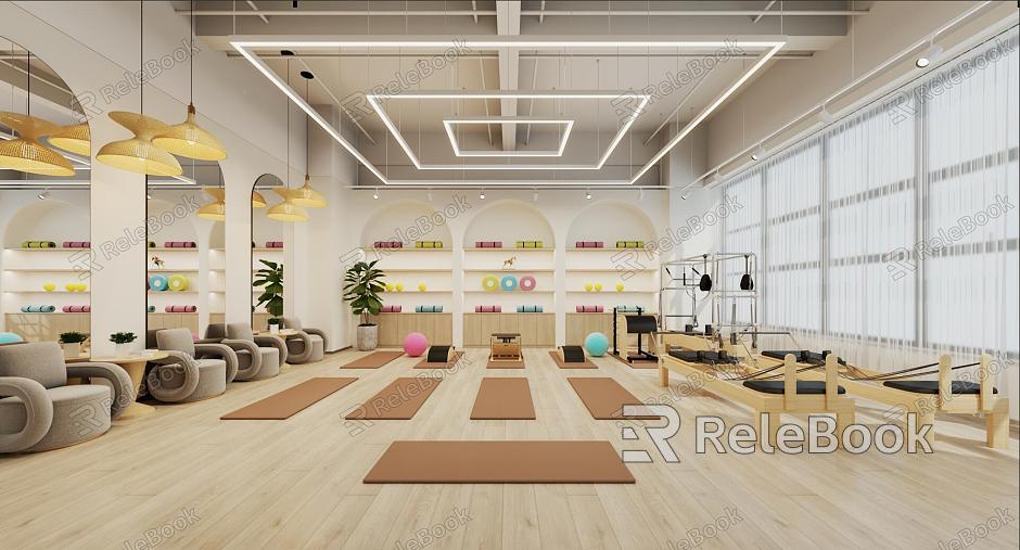 Dance Room Yoga Room Dance Room Exercise Room model