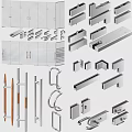 Modern Door Handles With Various Designs And Materials For Home Interior Use