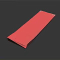 Long Rectangular Rustic Metal Plate With Rough Surface Texture And Rust Spots