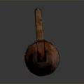 Traditional Handcrafted Wooden Mortar And Pestle For Grinding Spices In Home Kitchen