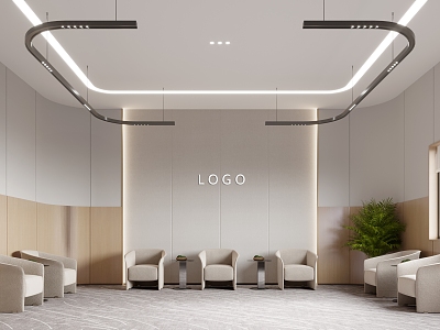 Modern Meeting Room Reception Meeting Room 3d model