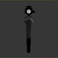Modern Tactical Rifle With Optic Scope Rail System And Ergonomic Grip