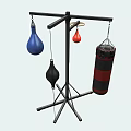 Multi Functional Boxing Training Sports Equipment With Speed Balls And Heavy Punching Bag
