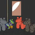 Cute Animal Shaped Children's Chairs With Various Colors And Patterns For Indoor Use