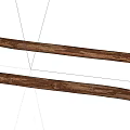 Stone Wood Brown Textured Pieces With Natural Surface On White Background