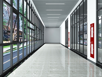 The Modern Corridor 3d model