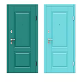 Modern Hinged Door Designs in White and Gray for Home Interior Decoration