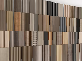 Modern wall panel background wall decorative panel 3d model