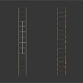 Household Ladders With Silver Gold Brown Colors For Home Daily Use