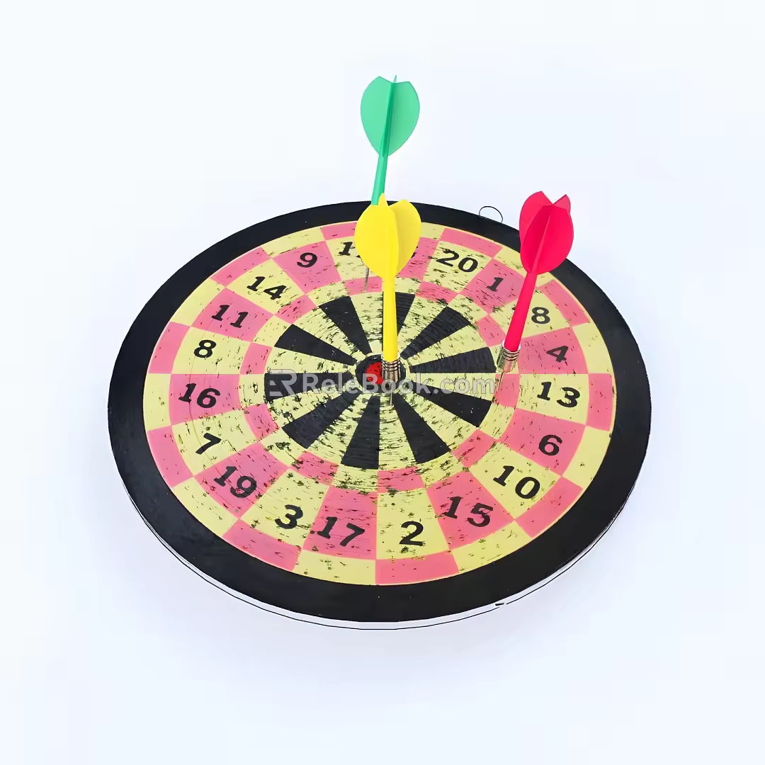 Dart plate 3d model