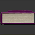 Stylish Purple Hardcover Book With Golden Decorative Pattern On Elegant Cover
