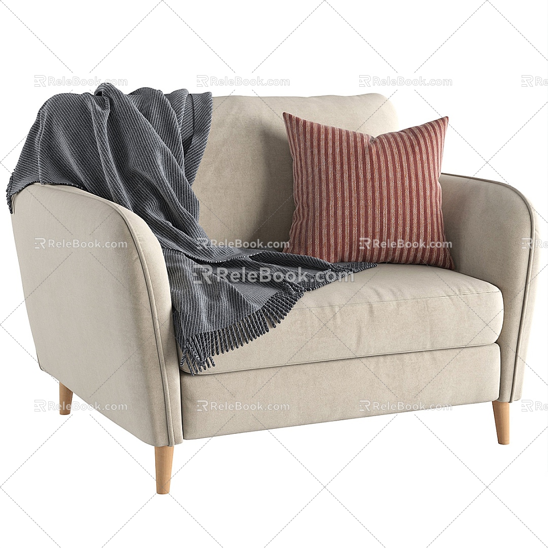 modern armchair 3d model