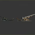 laser tower turret turntable sci-fi tower defense game tower defense sci-fi turret game turret game turret 3d model